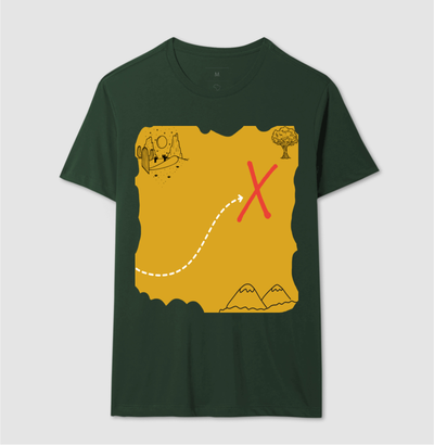 Camisa mapa do coração